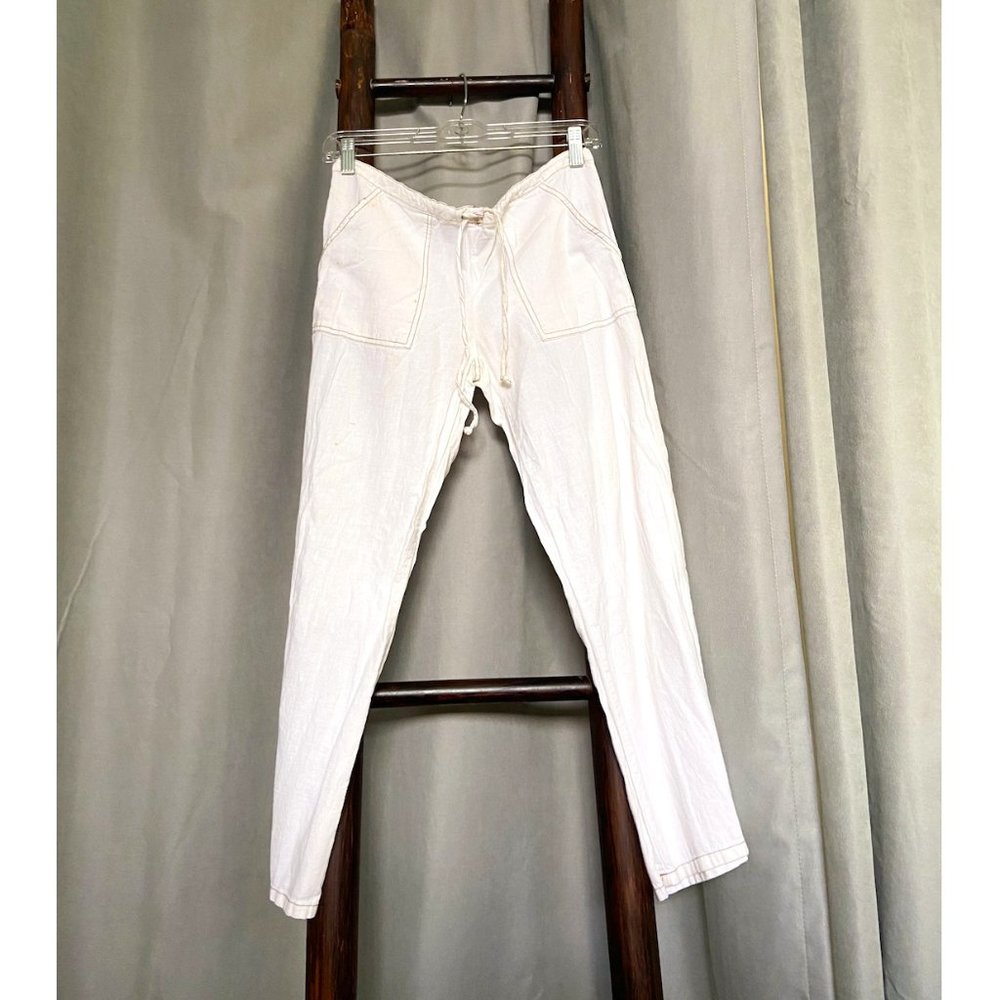 Ashley White Beach Pants